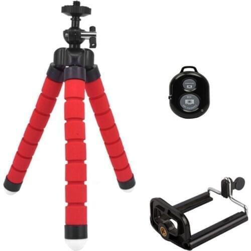 New Flexible Sponge Octopus Mini Tripod Flexible Phone Tripod For iPhone mini Camera Tripod Phone Holder clip stand