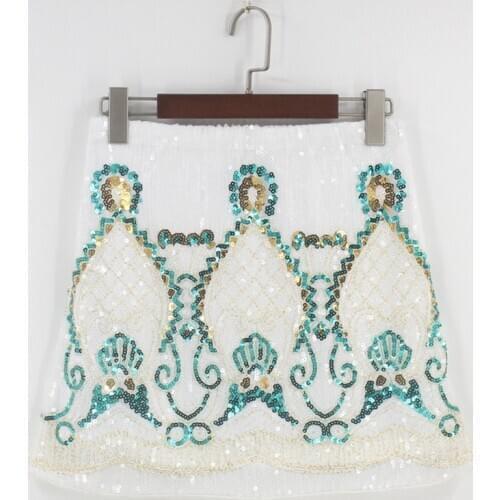 Tutu Cotton Empire Solid Rushed Skirts Faldas Saia Longa Free Shipping 2020 Real Beaded Skirt Elastic Waist