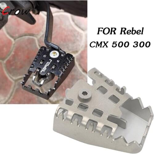 FOR Honda Rebel500 Rebel300 CMX500 CMX300 Rebel 500 300 CMX 500 300 Motorcycle Accessories Anti Skid Pedal Brake Pedal