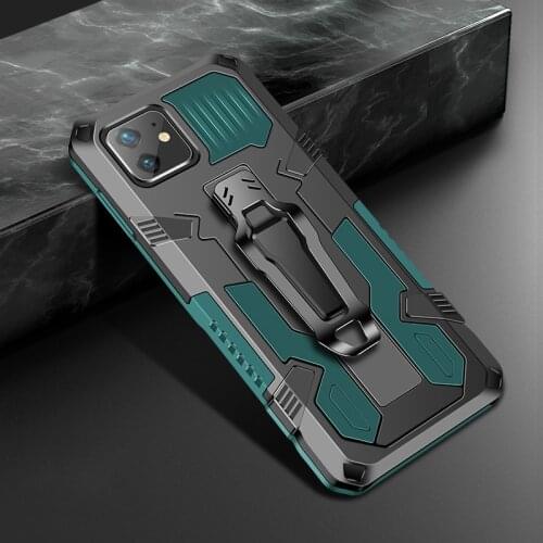 Luxury Belt Clip Case For iPhone 12 11 Pro Max XR XS X R 7 8 Plus 8Plus 7Plus iPhone12 12Pro Shockproof Armor Stand Holder Cover