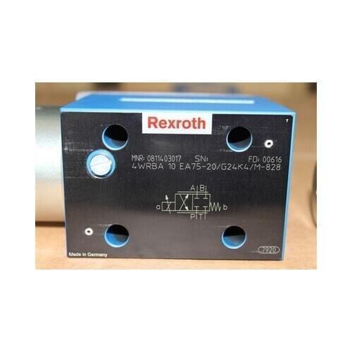 Rexroth Proportional valve MNR:0811403017 4WRBA 10 EA75-20/G24K4/M-828 4WRBA10EA75-2X/G24K4/M-828 Made in Germany