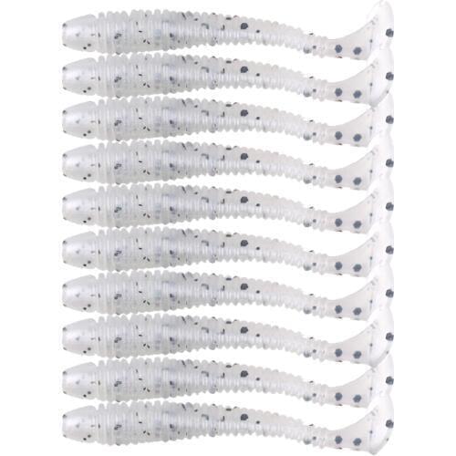 10pcs/wholesale5cm/0.6gSoft rubber bait Fishing Rocker soft carp fishing Artificial fishing soft bait t tail Salt fishing gear