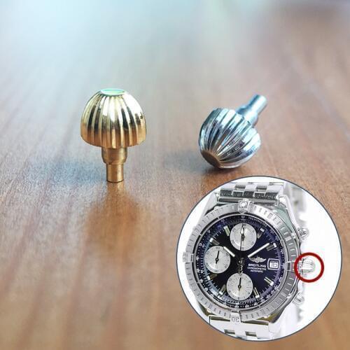 Steel waterproof pumpkin crown for Breitling Chronomat A13352/A147B45PA 38mm automatic blackbird watch parts tools