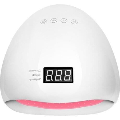 UV Led Nail Lamp for Gel Polishes,80W UV Gel Nail Dryer for Manicure and Pedicure with Sensor and 3 Timers