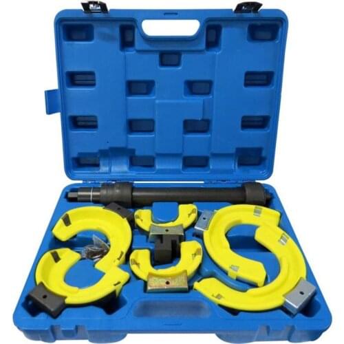 Universal Coil Spring Compressor 1200 kg 3 Level Compression Adjustment Adapters Suitable for Audi, BMW, Toyota, Seat, Skoda