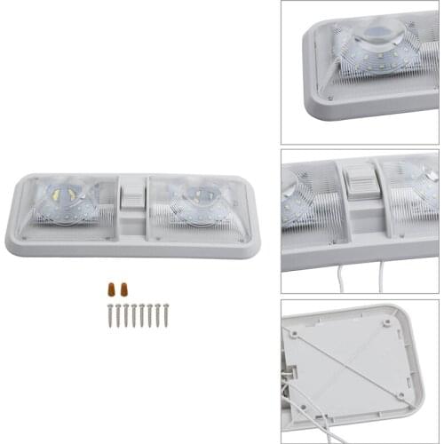 RV Interior Led Ceiling Light Boat Camper Trailer Single Dome 12V 280LM Dimmer