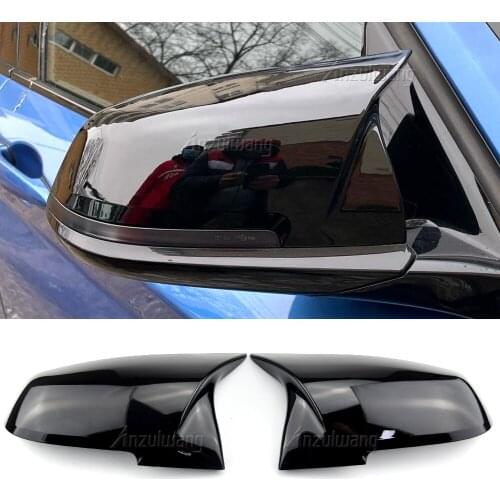 1 Pair Rearview Mirror Cover Cap Mirror Housing Cover Rearview Cap For BMW 220i 328i 420i F20 F21 F22 F30 F32 F33 F36 X1 E84