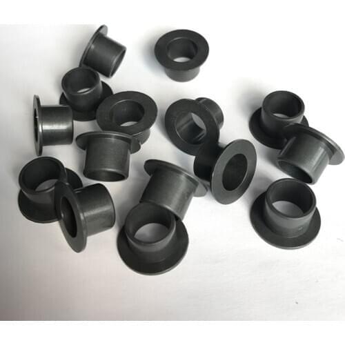 1pcs M60 plastic sliding bearing flange oil-free bush wear-resistant shaft sleeve self-lubricating shoulder type 22mm long