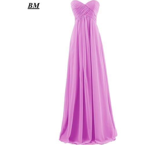 2019 Elegant Cheap A-line Chiffon Prom Dresses Beaded Long Formal Evening Dress Party Gown Vestidos De Gala BM97