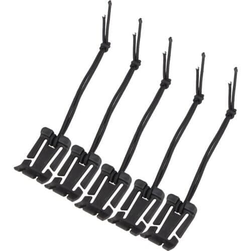 5pcs Nylon Carabiner Kattle Buckle Outdoor Camping Clmbing 8D Rivet Flattening Keychain Bag Buckle Fishing Tool