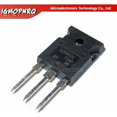 5PCS SIHG20N50C G20N50C 20A 500V TO247 MOS FET original authentic