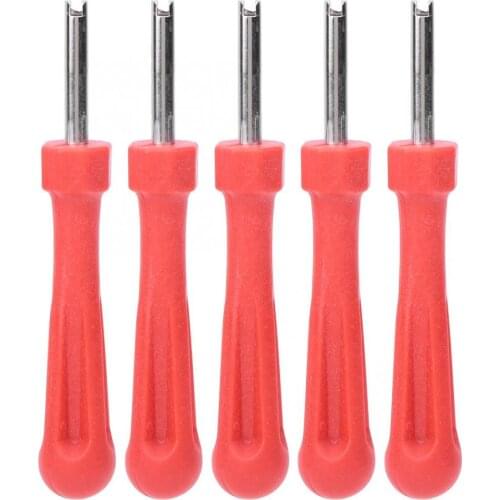 5PCS Bicycle Valve Core Wrench Tyre Valve Core Removal Tool Mountain Bike American Valva Nozzle Disassembly Bike Repair Tool