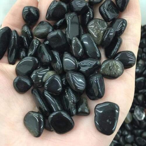 Natuurlijke Zilver Obsidiaan Grind Groothandel, Armband Accessoires, Diy Materialen, Aquarium Decoratie