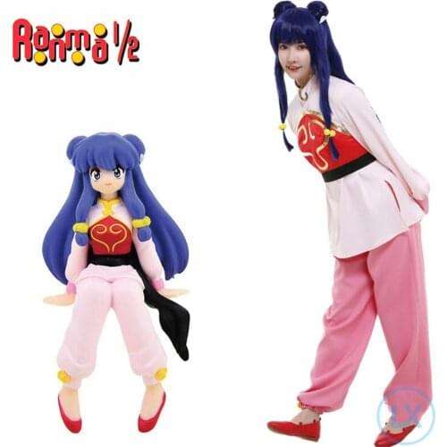 Anime Ranma 1/2 Ranma Nibun-no-Ichi Ranma One-Half Ranma Shampoo Cosplay Costume Uniform Women Girls Outfit Halloween Carnival