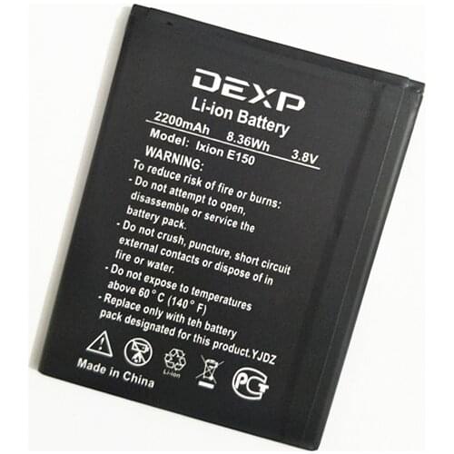 B-TAIHENG New 2200mAh Ixion E150 Battery For DEXP Ixion E150 Soul Mobile Phone battery 3.8V
