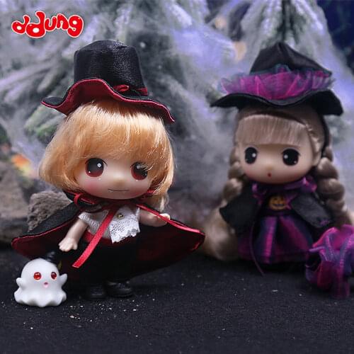 Ddung Doll Reborn Baby Kids Dolls Fashion Doll Cloth Soft 9CM 3.54IN Mini Girl Gift Halloween Gift Toy 3 Years Old