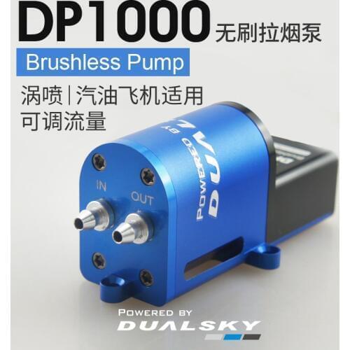 DUALSKY Brushless smoke pump adjustable flow oil pump for turbojet gasoline engine RC Airplane