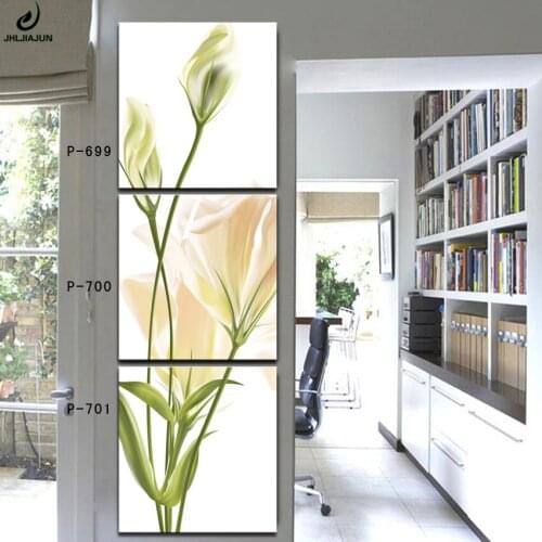 Art Flowers Plants tTulips Modular Paintings On The Wall With A Frame Canvas Painting Posters And Print Paintings For The Kitche
