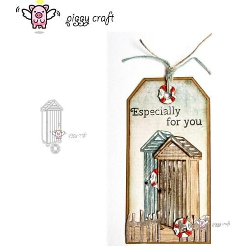 Piggy Craft metal cutting dies cut die mold Seaside wooden box Scrapbook paper craft knife mould blade punch stencils dies