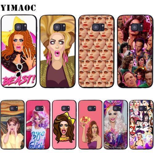 YIMAOC Alyssa Edwards Soft Silicone Case for Samsung Galaxy S6 S7 Edge S8 S9 Plus A3 A5 A6 Note 8 9