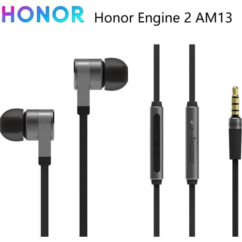 Honor Engine 2 AM13 3.5mm 4PIN in-Ear Earbud Voice Control With Remote and Microphone Wire Control