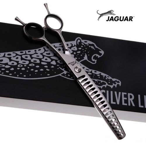 7 '' JP 440C 18 teeth pet dog grooming Curved hair scissors thinning barber haircut shears Hairdresser scissors