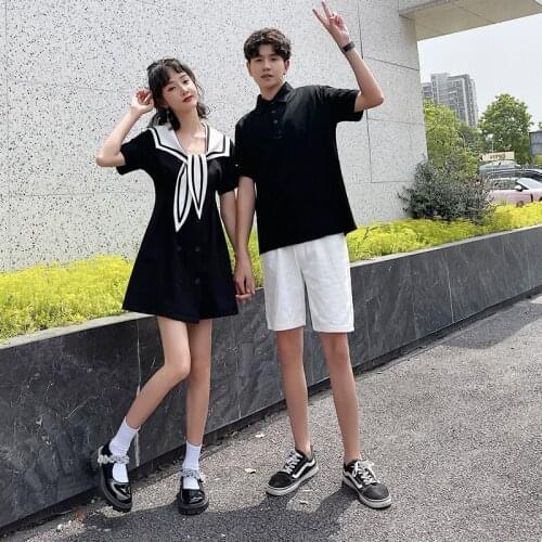 Couples wear new women skirt mens T mens pants couples clothes couples clothing