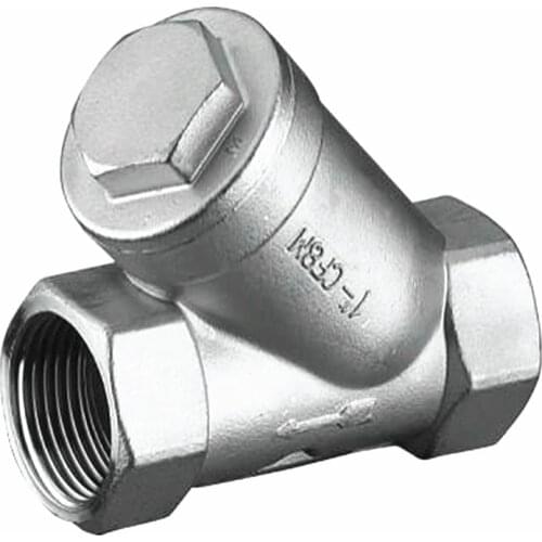 304 Type Y Three Way Strainer Filter Stainless Steel Female Jointer Pipe Connection Connector Fittings Threaded Filter Pipes