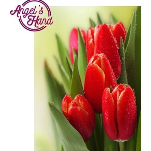 Tulip,Diamond Embroidery,5D,Flower,Diamond Painting,Full,DIY,Needlework,Mosaic,Round Rhinestones,Cross Stitch,Decoration,Art