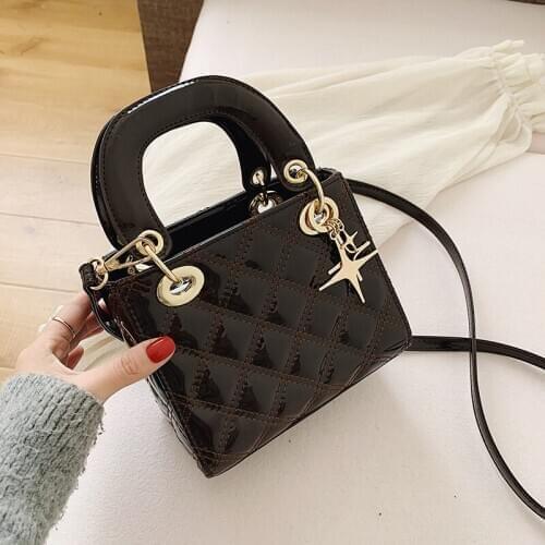 High Quality Small Patent Leather Shoulder Bag Fashion Designer Ladies Purses and Handbags Casual Female Tote Messenger Bags New