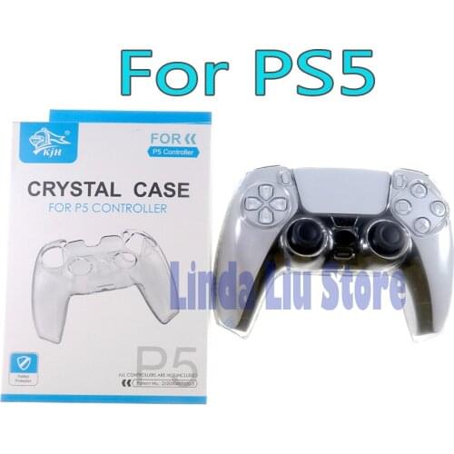 1pc Replacement For SONY Playstation 5 Crystal Shell Case Cover Protective Handle For PS5 Gamepad For PS5 Controller Case