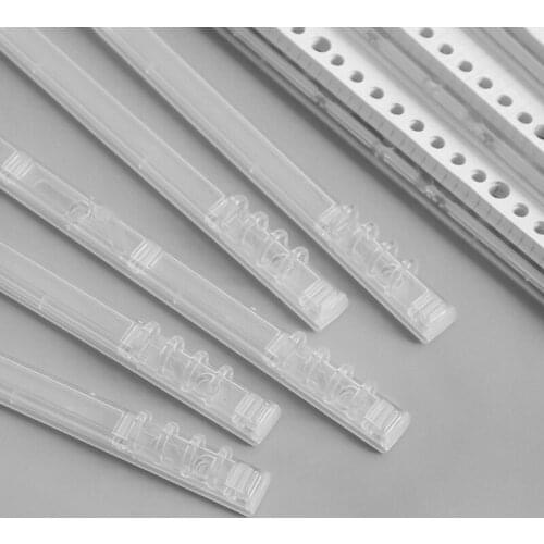 10 Pcs Circles Loose-leaf Paper Binding Plastic Binder Holes Ring Book Scrapbook