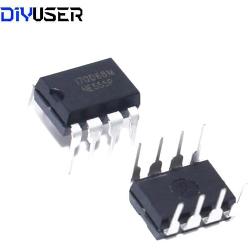 10pcs NE555P NE555 DIP8 Single high precision timer NEW IN STOCK