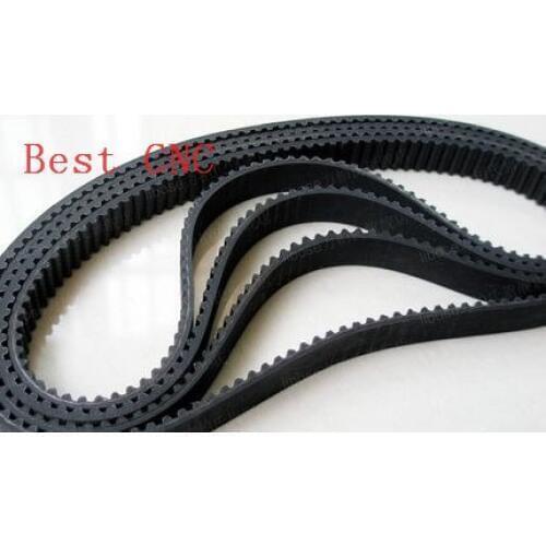 144 HTD3M 6 timing belt teeth 48 width 6mm length 144mm rubber closed-loop 144-3M-6 High quality HTD 3M CNC
