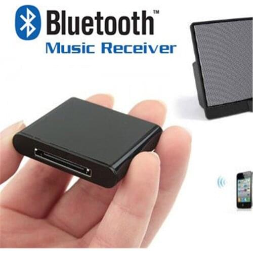 30 Pin Bluetooth 2.0 Audio Receiver Transmitter Dock A2DP Stereo Music Wireless Adapter USB Dongle For iPhone iPod PC Laptop