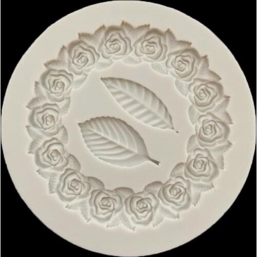 8.6*0.6CM DIY Sugar Craft Cake Rose Leaf Petal Cake Silicone Mold Fondant Mold Cake Decorating Tools Gum Paste Mold