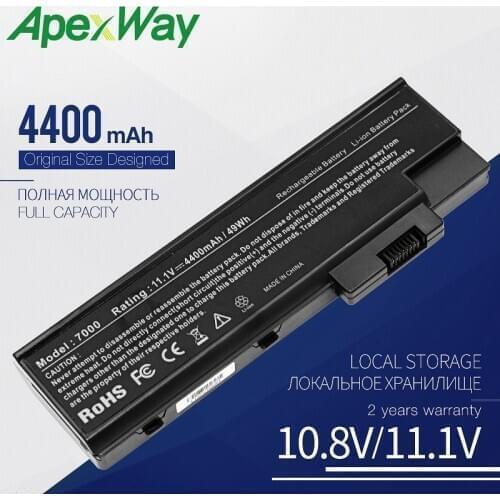 6cells Laptop Battery for acer 3UR18650Y-2-QC236 BT.00603.021 BT.00604.010 BT.00605.005 BT.00803.01 BTP-BCA1 Aspire 9300
