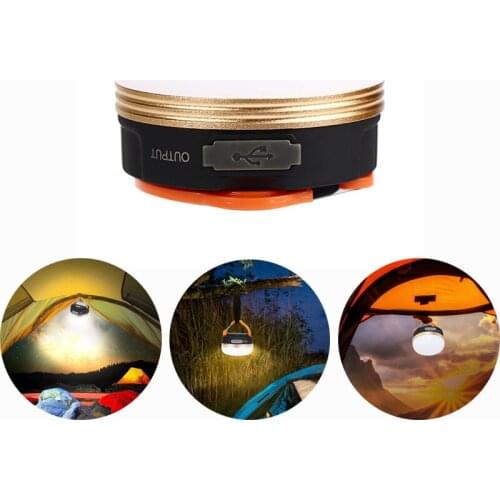 Battery or USB charging led portable lantern LED camping tent light with magnet, hanging or magnetic led working emergency lamp