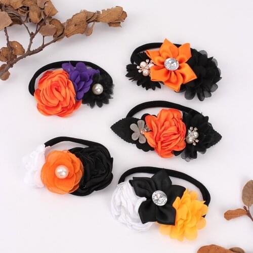 Halloween Baby Nylon Elastic Headband Turban for Girls Kids Baby Hair Accessories Toddlers Sweet Children Hair Headwear
