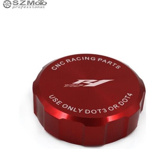 For YAMAHA YZF-R1 YZFR1 2010-2017 2016 Aluminum Motorcycle Accessories Front Brake Master Cylinder Fluid Reservoir Cover CNC