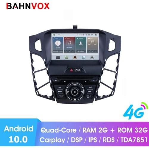 9" android 10.0 RAM 2G car gps dvd player for Ford focus 2011 2012 2013 car radio multimedia navigation stereo tape record dsp