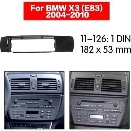 Car Radio frame Audio Fascia For BMW X3 (E83) 2004 - 2010 Car Stereo Radio Fascia Panel Installation Adapter DVD player Frame