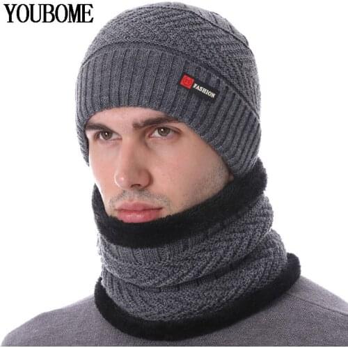 Brand Skullies Beanies Mens Winter Hats For Men Knitted Hat Cap Women Scarf Skull Sport Bonnet Brimless Winter Cap Beanie Hat