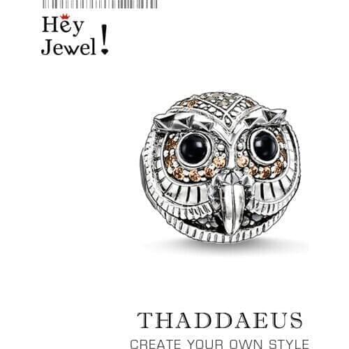 Beads Owl,2019 Autumn 925 Sterling Silver & Rhinestone Gift Fits Bracelet Europe Jewelry Accessories For Women & Men