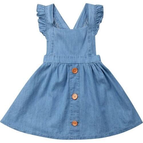 Toddler Baby Girls Kid Sleeveless Dress Party Princess Sundress Outfit New Children Girl Clothes Dresses