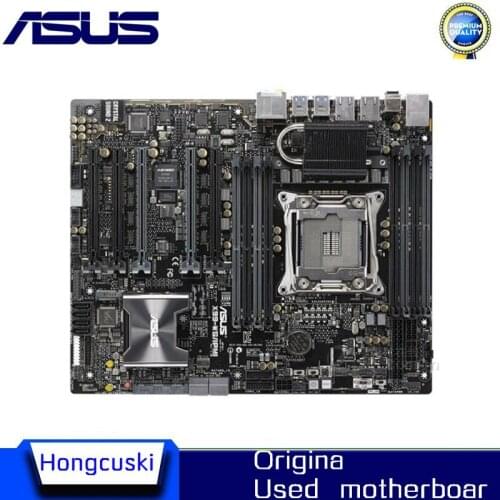 For ASUS X99-WS/IPMI Used original motherboard Socket LGA 2011-3 V3 DDR4 X99 Desktop Motherboard