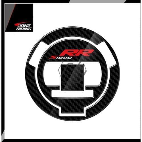 For BMW S1000RR Gas Cap Protector S1000 RR 2014-2016 3D Carbon-look Motorcycle Fuel Decals