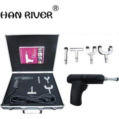 Electric Correction Gun Activator Massager,4 Heads Chiropractic Adjusting Instrument Spinal rehabilitation Spine therapy device