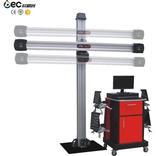 Hot sale professional Automatic target tracking OBC-680 3D wheel alignment and balancing machine
