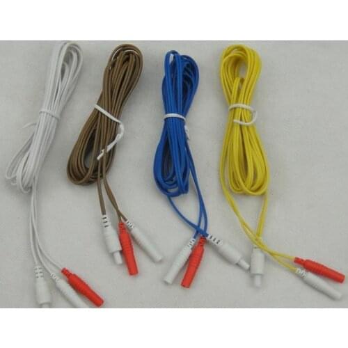 Hwato SDZ-II Electronic acupuncture instrument Output lead wire Electro-acupuncture device Cable, 2 pieces